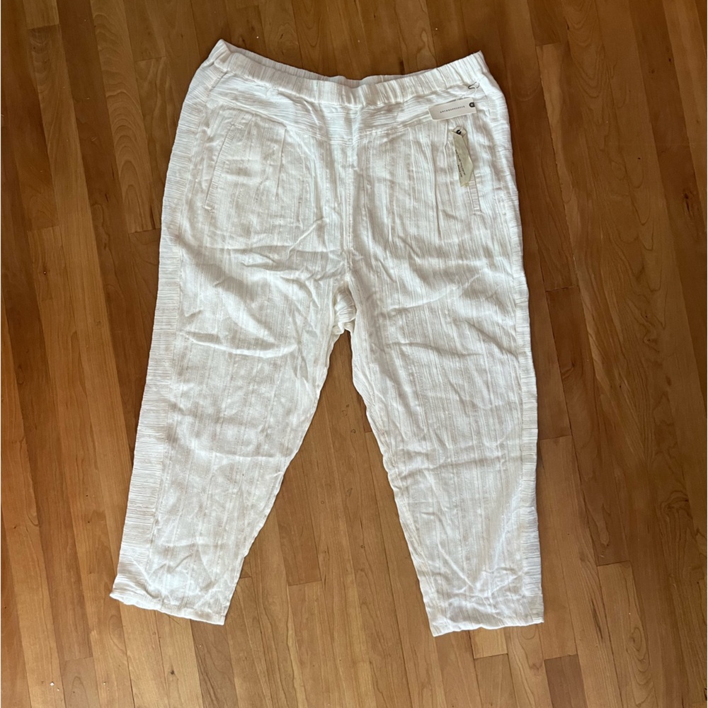 Hei Hei Wayside slouchy gold thread pants